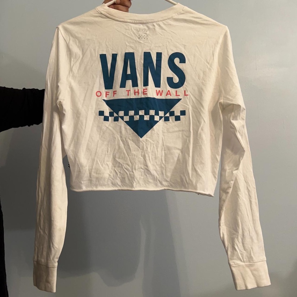 White Vans Cropped Top